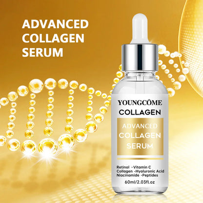 Anti-Aging Facial Hydrolyzed Silk Protein Collagen Thread Ball Serum Moisturiz Hydration Lifting Firm Fine Lines Essence